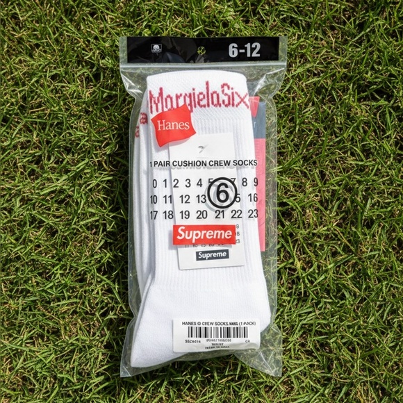Supreme Other - Supreme x MM6 Maison Margiela Hanes Socks DS New In Bag One Size